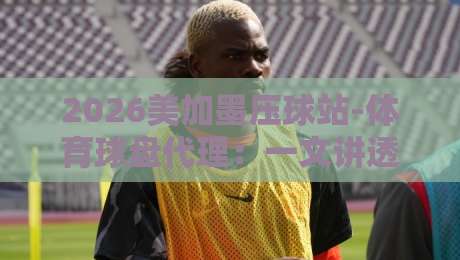 2026美加墨压球站-体育球盘代理：一文讲透（2026美加墨压球站）代理模式与避坑指南