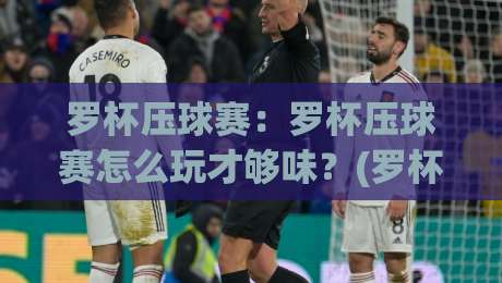 罗杯压球赛：罗杯压球赛怎么玩才够味？(罗杯压球赛)老玩家都在聊的节奏感与临场判断_靠谱CCTV最全腾讯球盘站网站平台信号APP无广告录像回放半场波胆