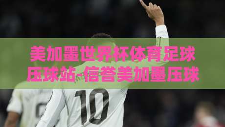 美加墨世界杯体育足球压球站-信誉美加墨压球站：2026年球迷必看的预测攻略