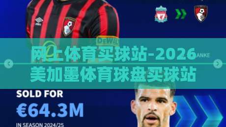 网上体育买球站-2026美加墨体育球盘买球站赛程！全新玩法与实用指南